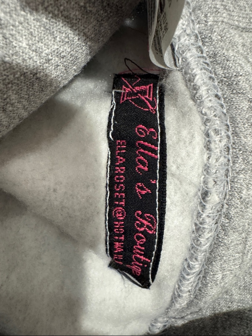 Rutgers Grey custom Sweatshirt with Red & Black Appliqué - Picture 6 of 6